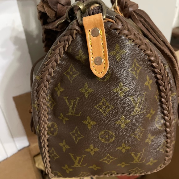 Authentic Louis Vuitton speedy 35 vintage boho bag - Picture 9 of 12